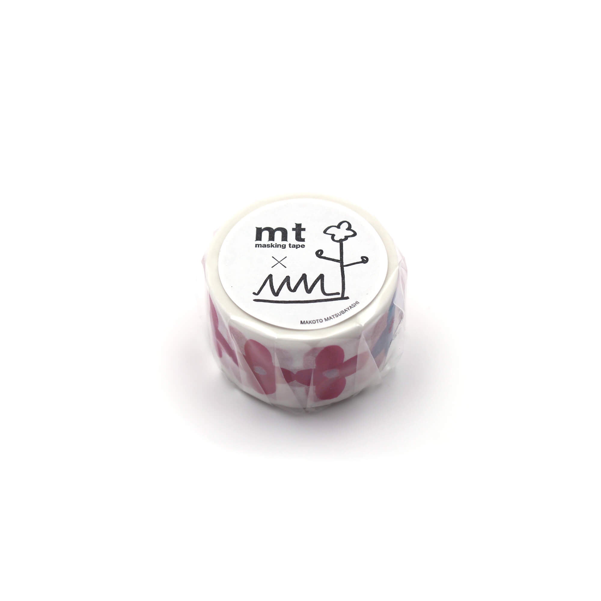 mt x Makoto Matsubayashi - Flower Ornament - 15mm Washi Tape