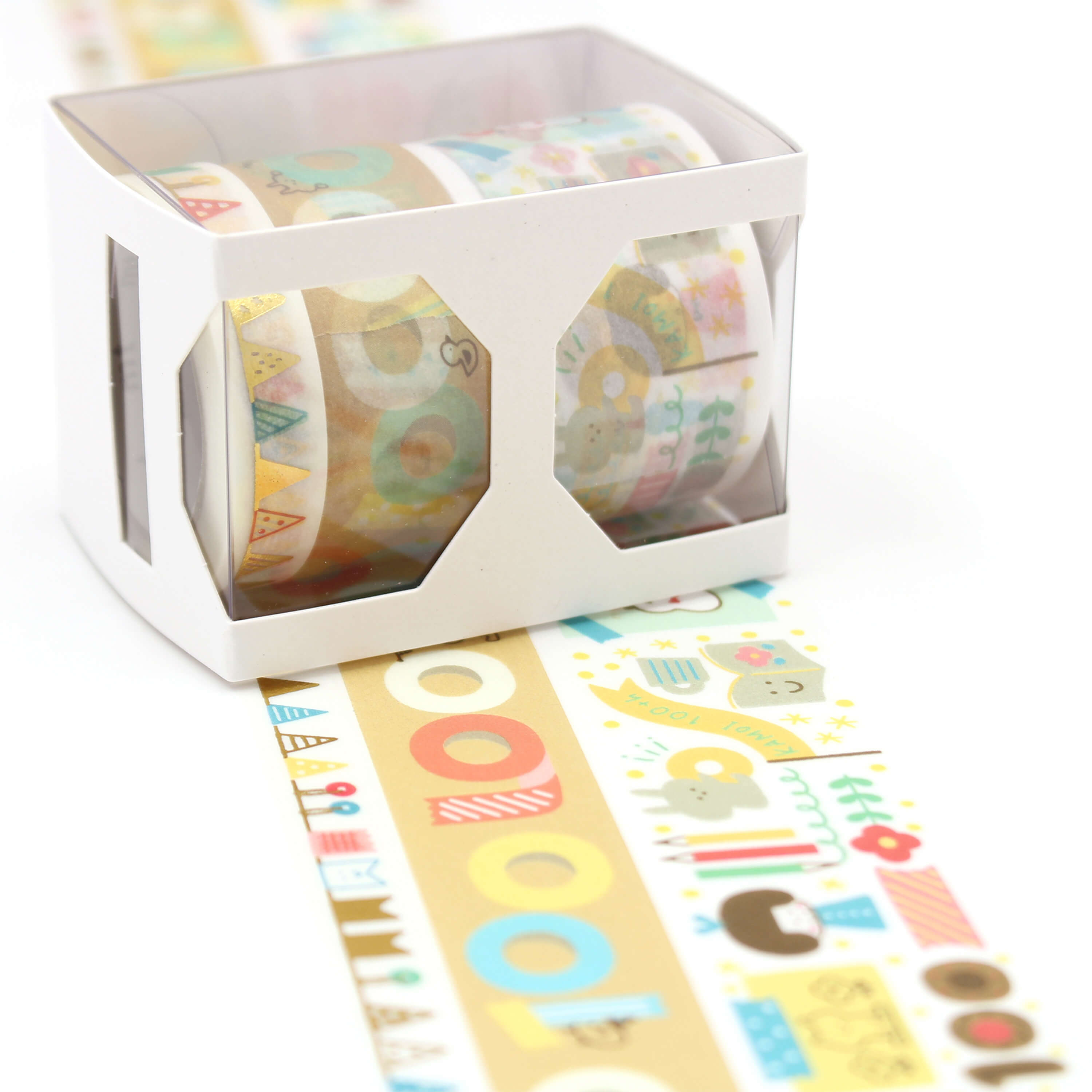 mt Gift Box set of 3 - Mizutama 100th Anniversary Set - Washi Tape