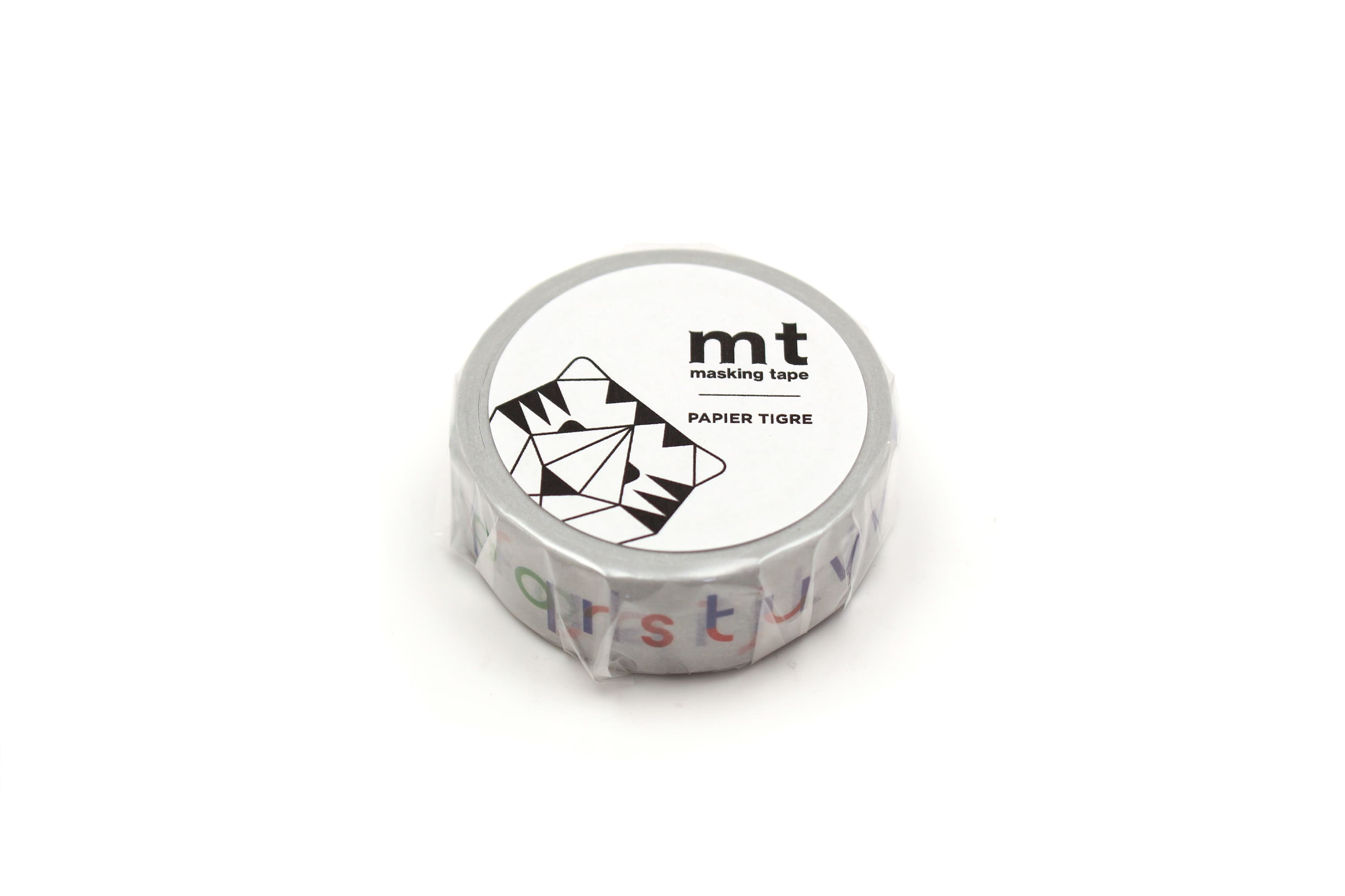 mt x PAPIER TIGRE - L'alphabet - 15mm Washi Tape