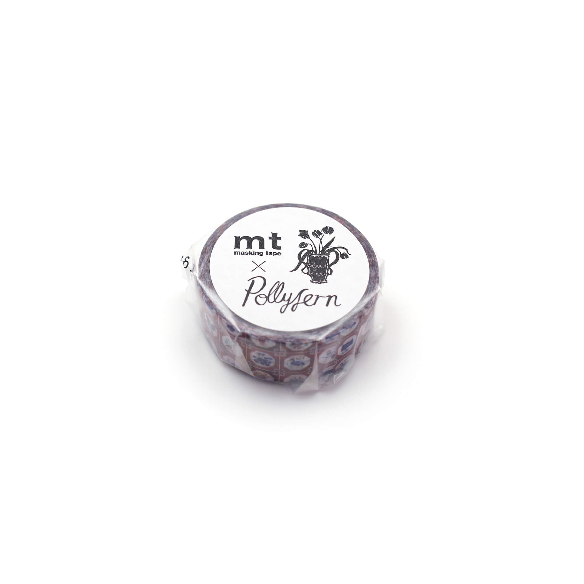 mt x Polly Fern - Tile - 15mm Washi Tape