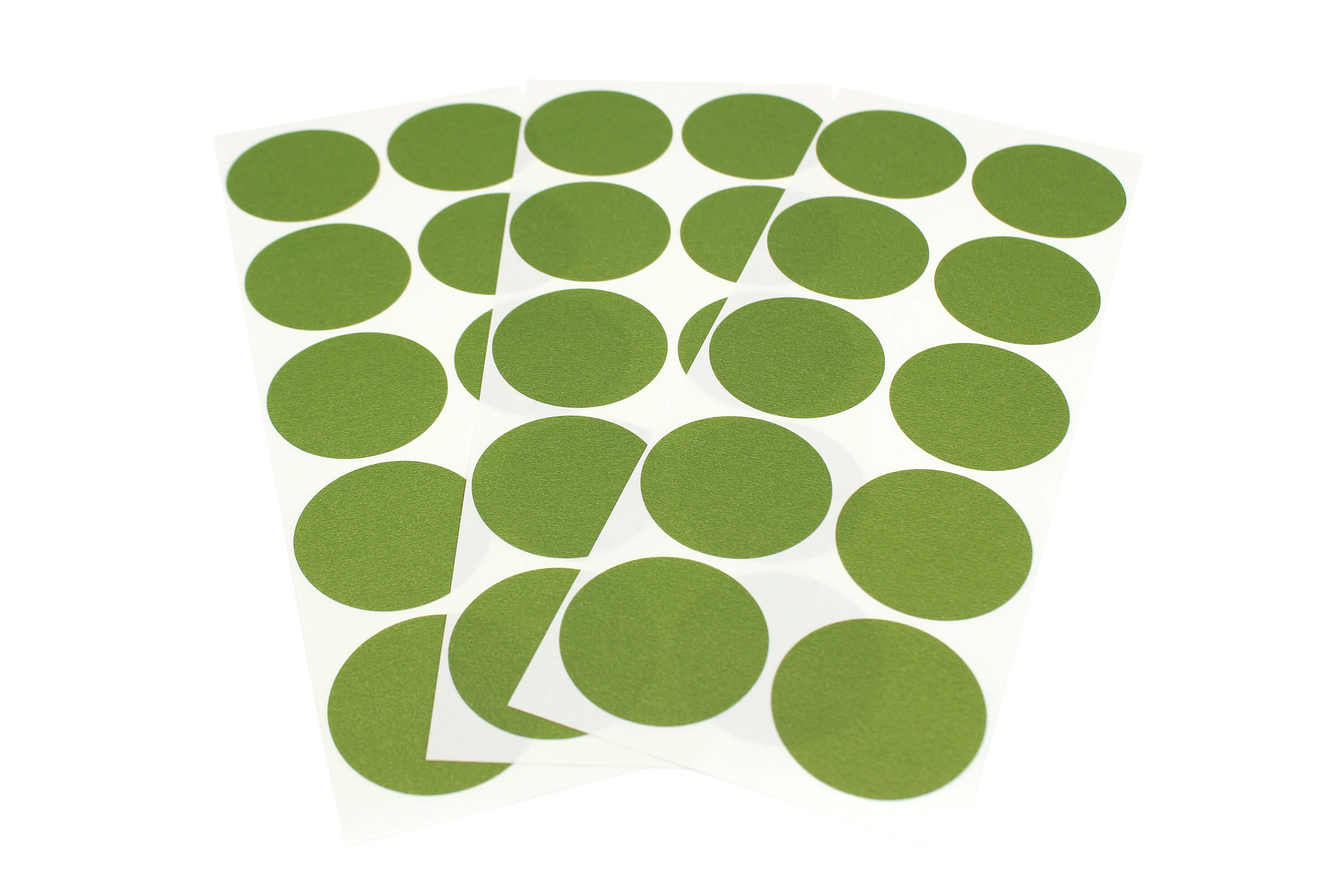 mt Round Sticker - Matte Olive Green - 50mm Washi Tape Stickers