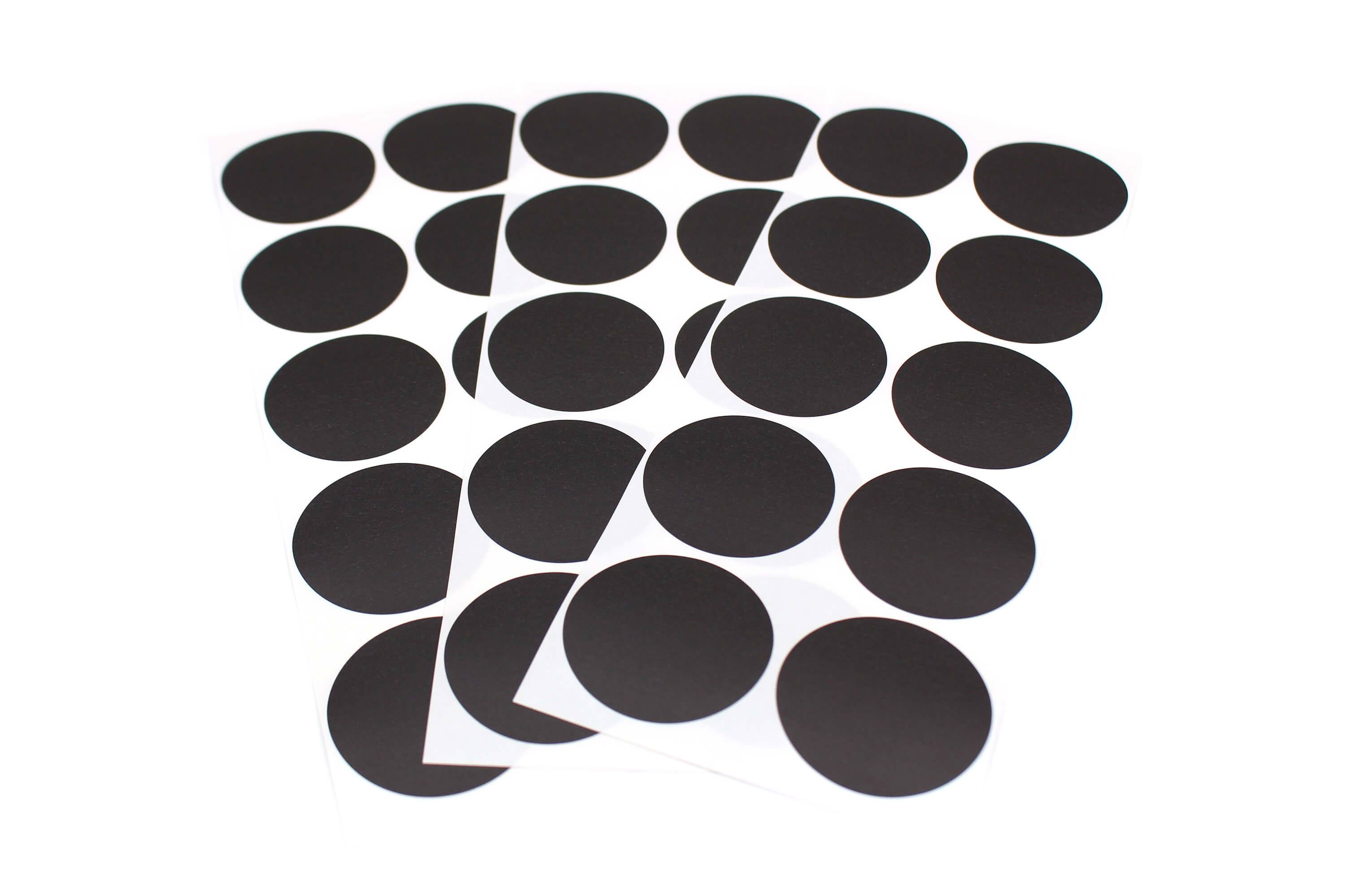 mt Round Sticker - Matte Black - 50mm Washi Tape Stickers