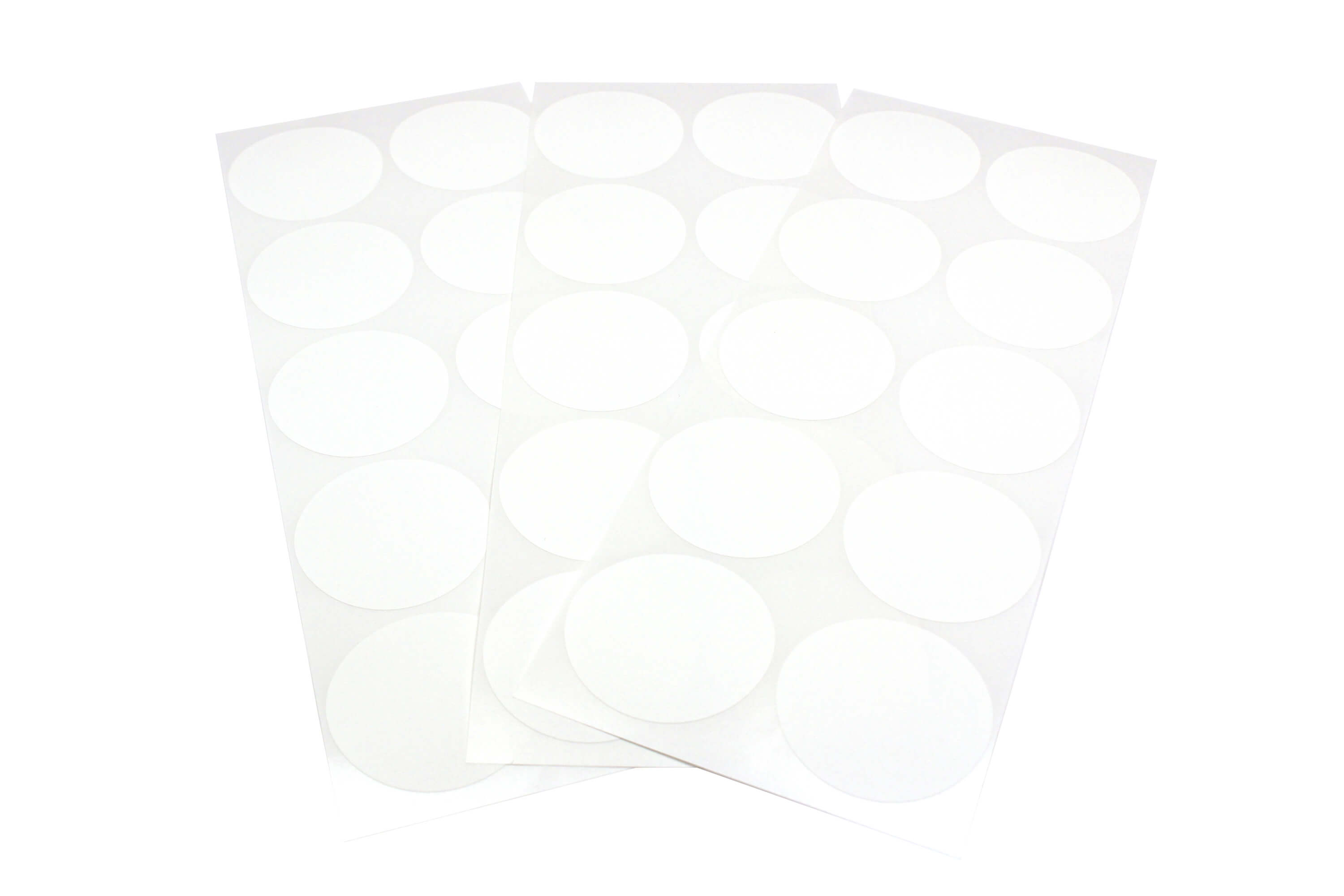 mt Round Sticker - Matte White - 50mm Washi Tape Stickers