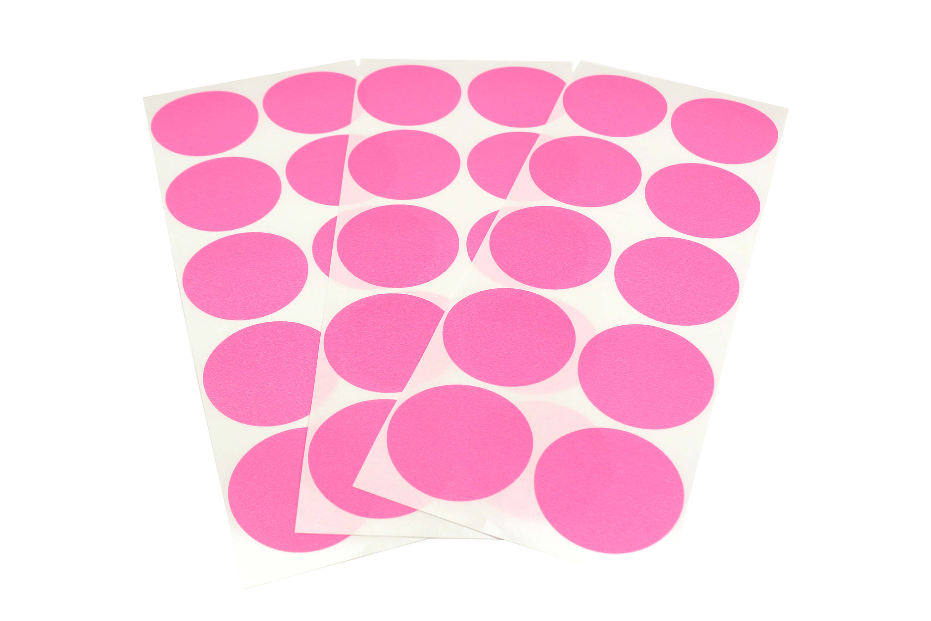 mt Round Sticker - Shocking Pink - 50mm Washi Tape Stickers
