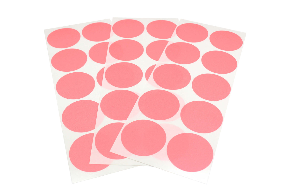 Shocking Red - 50mm Washi Tape Stickers - mt Round Sticker