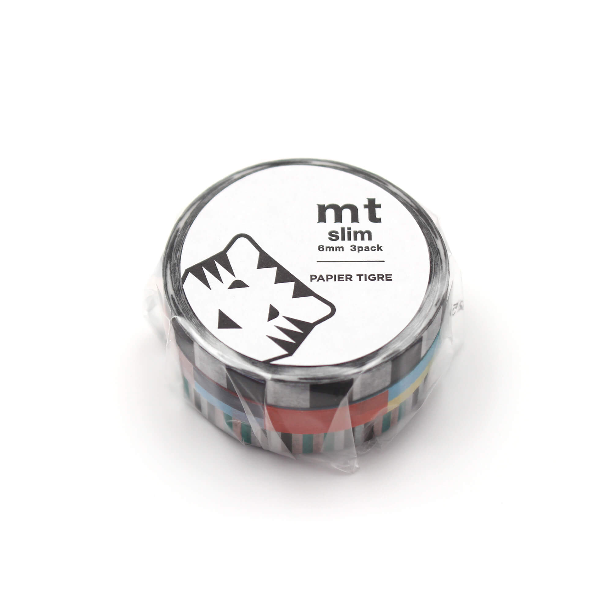 mt x PAPIER TIGRE - RUBANS - 6mm Washi Tape (3 rolls)