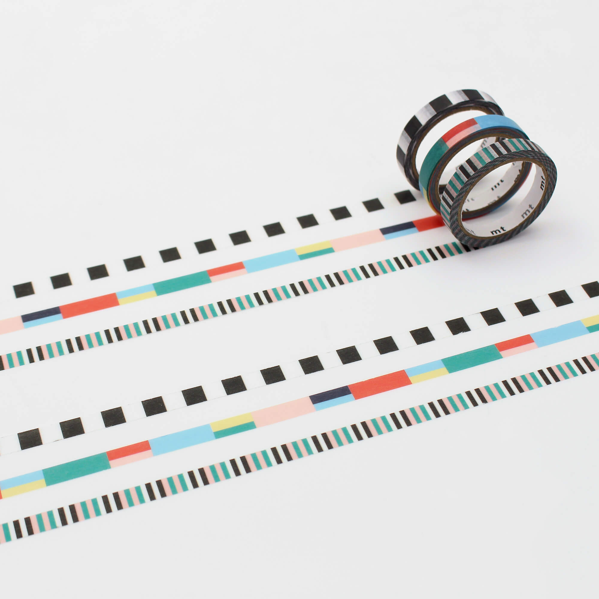 mt x PAPIER TIGRE - RUBANS - 6mm Washi Tape (3 rolls)
