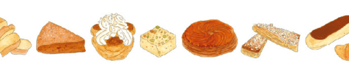 mt x Isabelle Boinot - French Sweets - 15mm Washi Tape