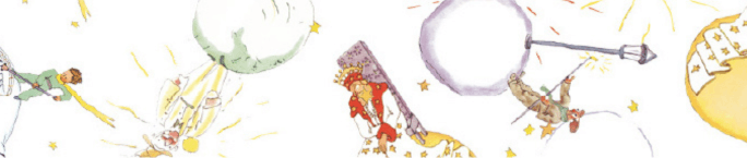 mt x Le Petit Prince - The Little Prince people meet on journey - 15mm Washi Tape
