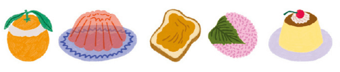 mt x Léa Maupetit - Desserts - 15mm Washi Tape