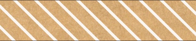 mt Water-Activated Adhesive Tape - Stripe White - 45mm Kraft Paper Tape
