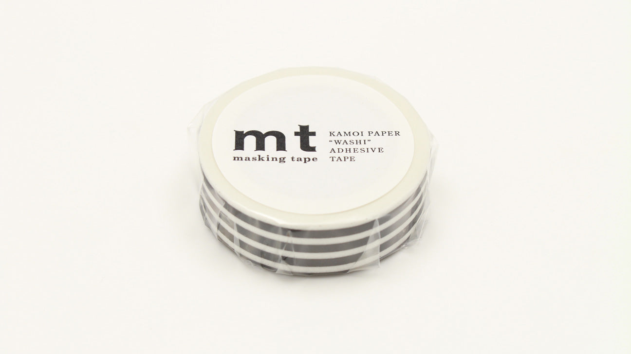 mt Basic - Border Black - 15mm Washi Tape