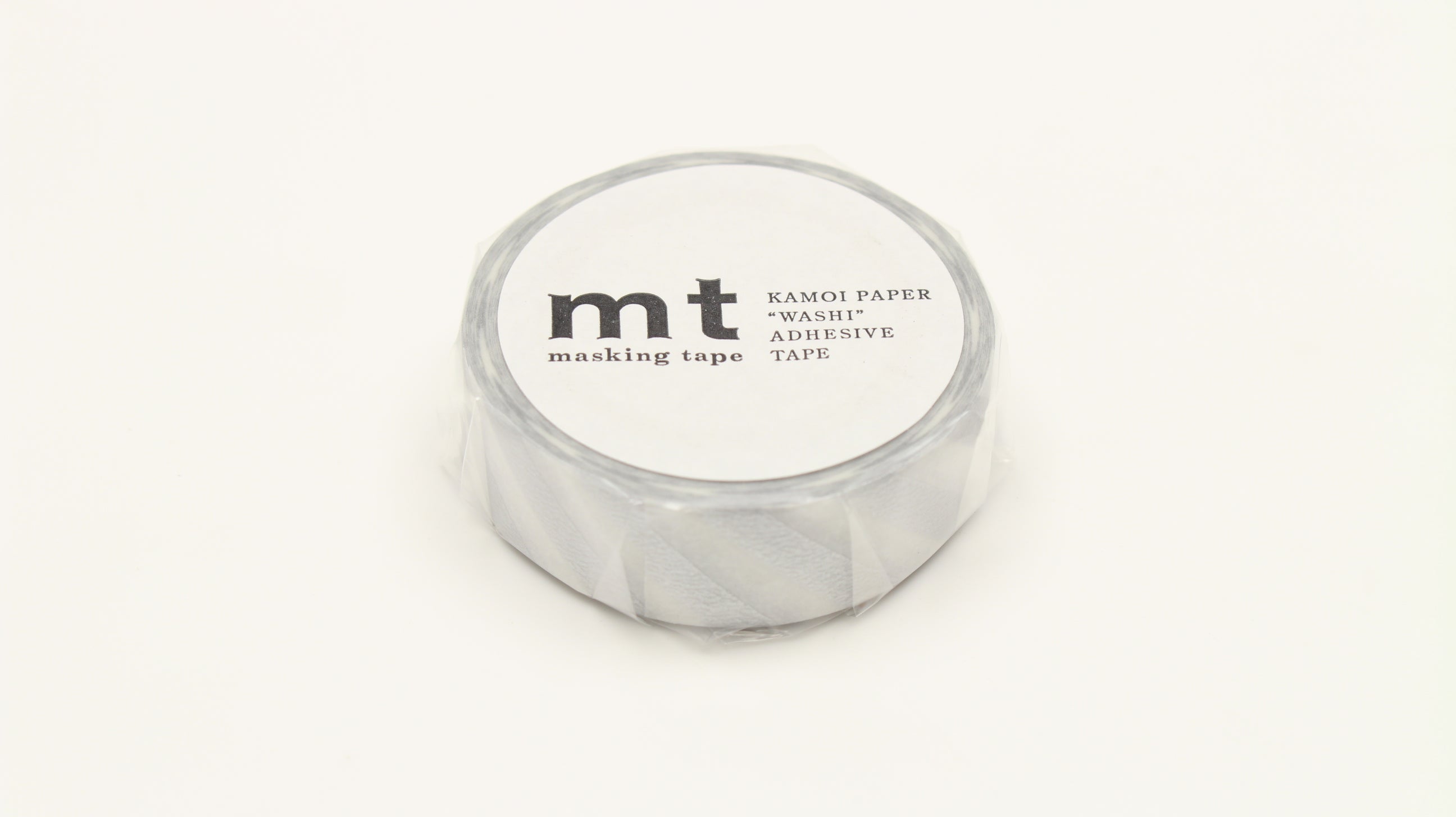 mt Basic - Stripe Silver 2 - 15mm Washi Tape