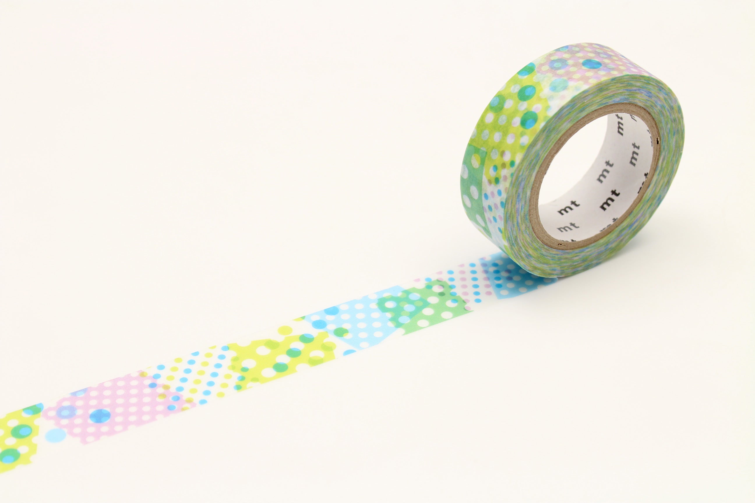 mt Basic - Negapoji Dot Blue - 15mm Washi Tape