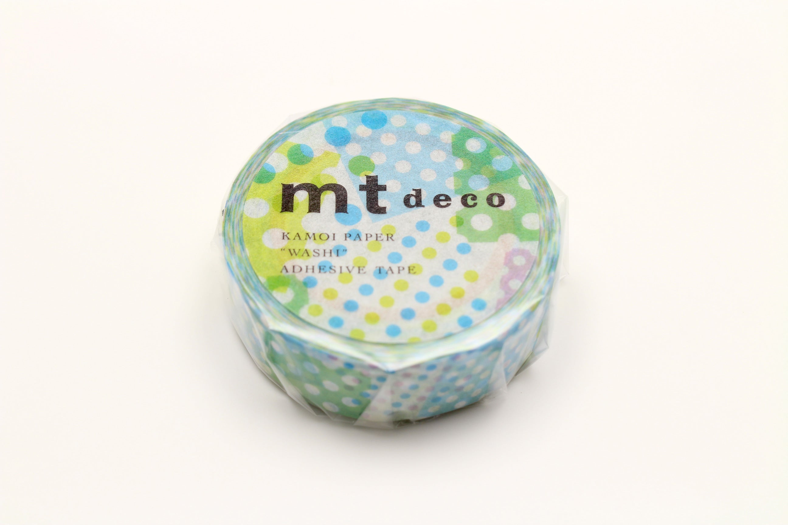 mt Basic - Negapoji Dot Blue - 15mm Washi Tape