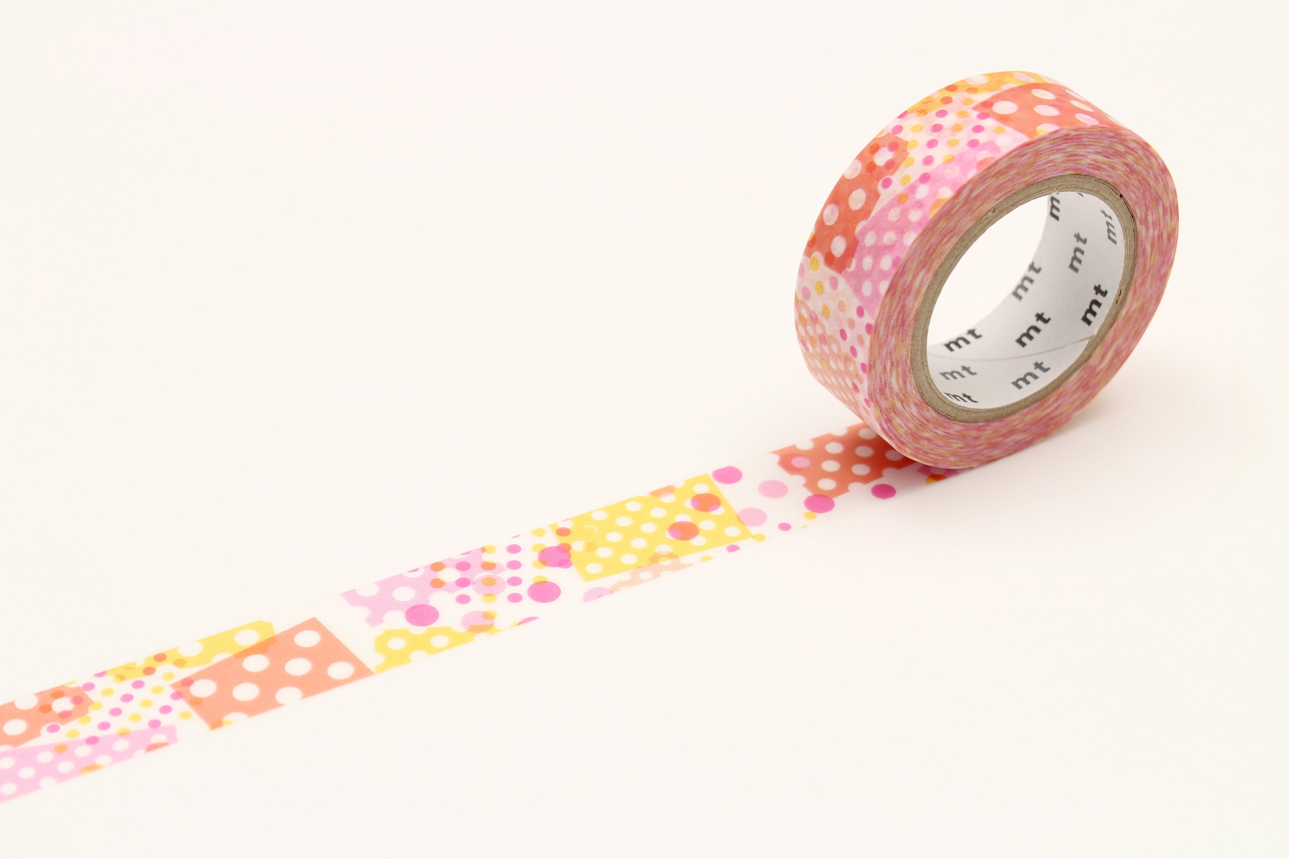 mt Basic - Negapoji Dot Pink - 15mm Washi Tape