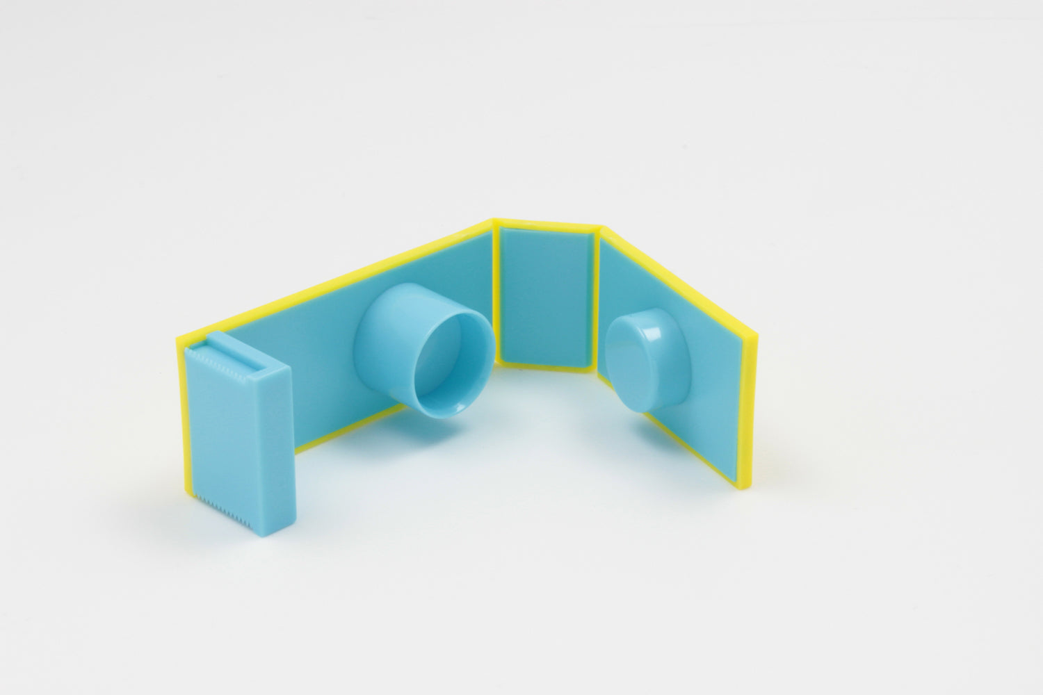 mt Tape Cutter - Two Tone Yellow x Light Blue - for 15mm Washi Tape