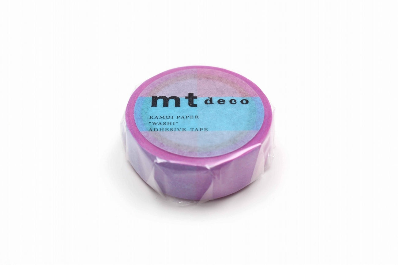 mt Basic - Fluorescent gradation Pink x Blue - 15mm Washi Tape