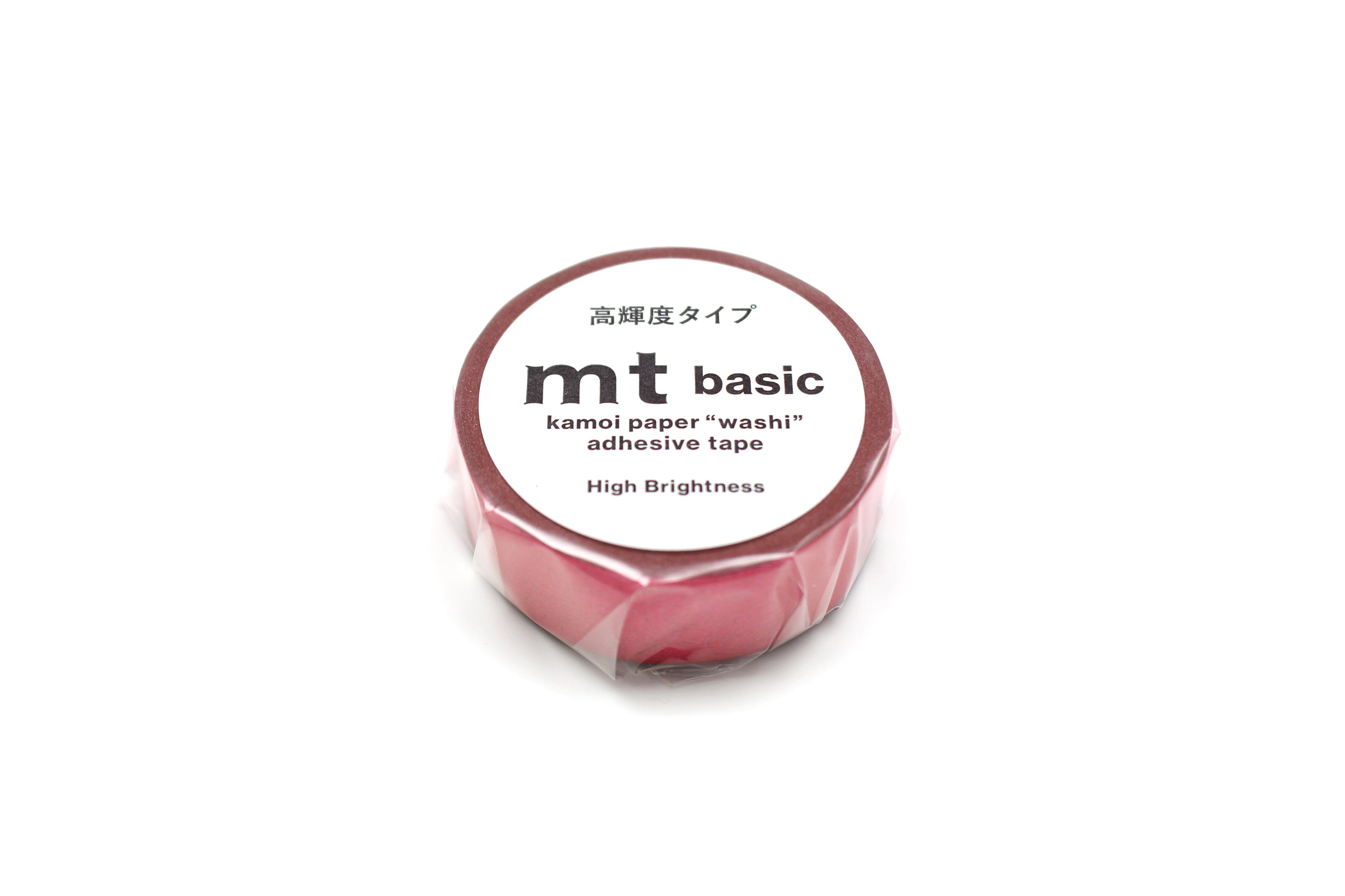 mt Basic - Pink (High Brightness - Metallic Finish) - 15mm Washi Tape