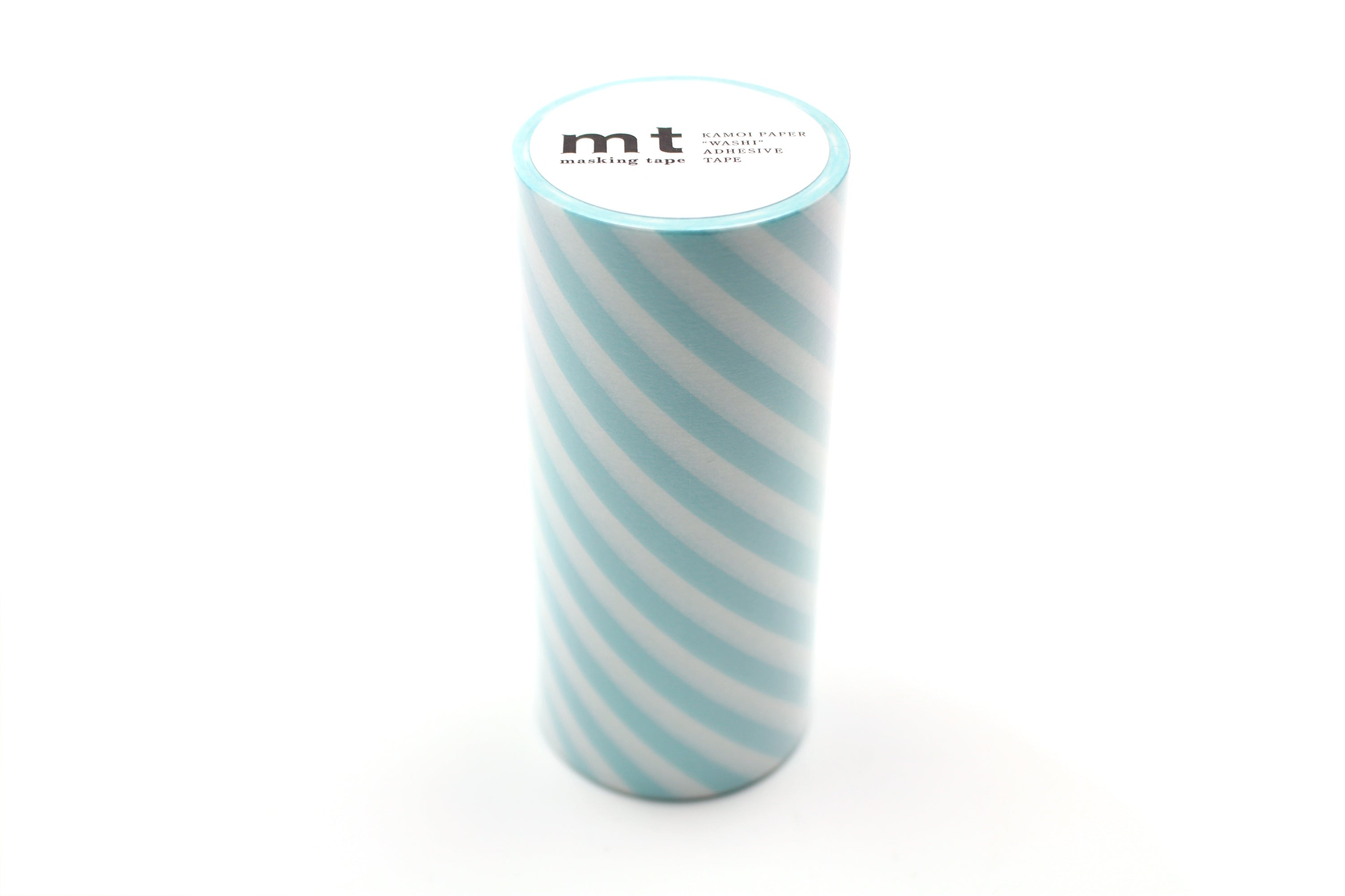 mt Basic - Stripe Mint Blue - 100mm Washi Tape