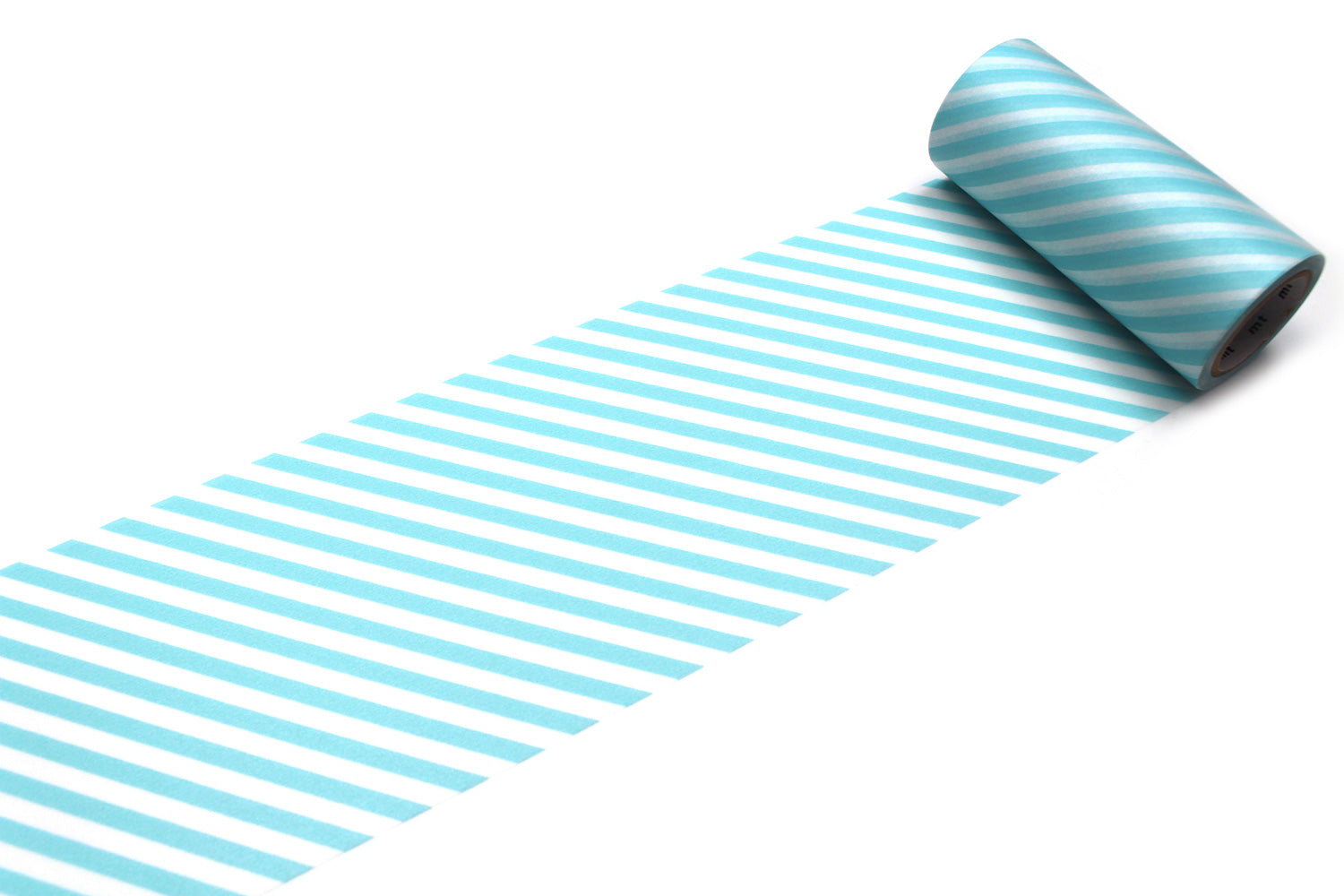 mt Basic - Stripe Mint Blue - 100mm Washi Tape