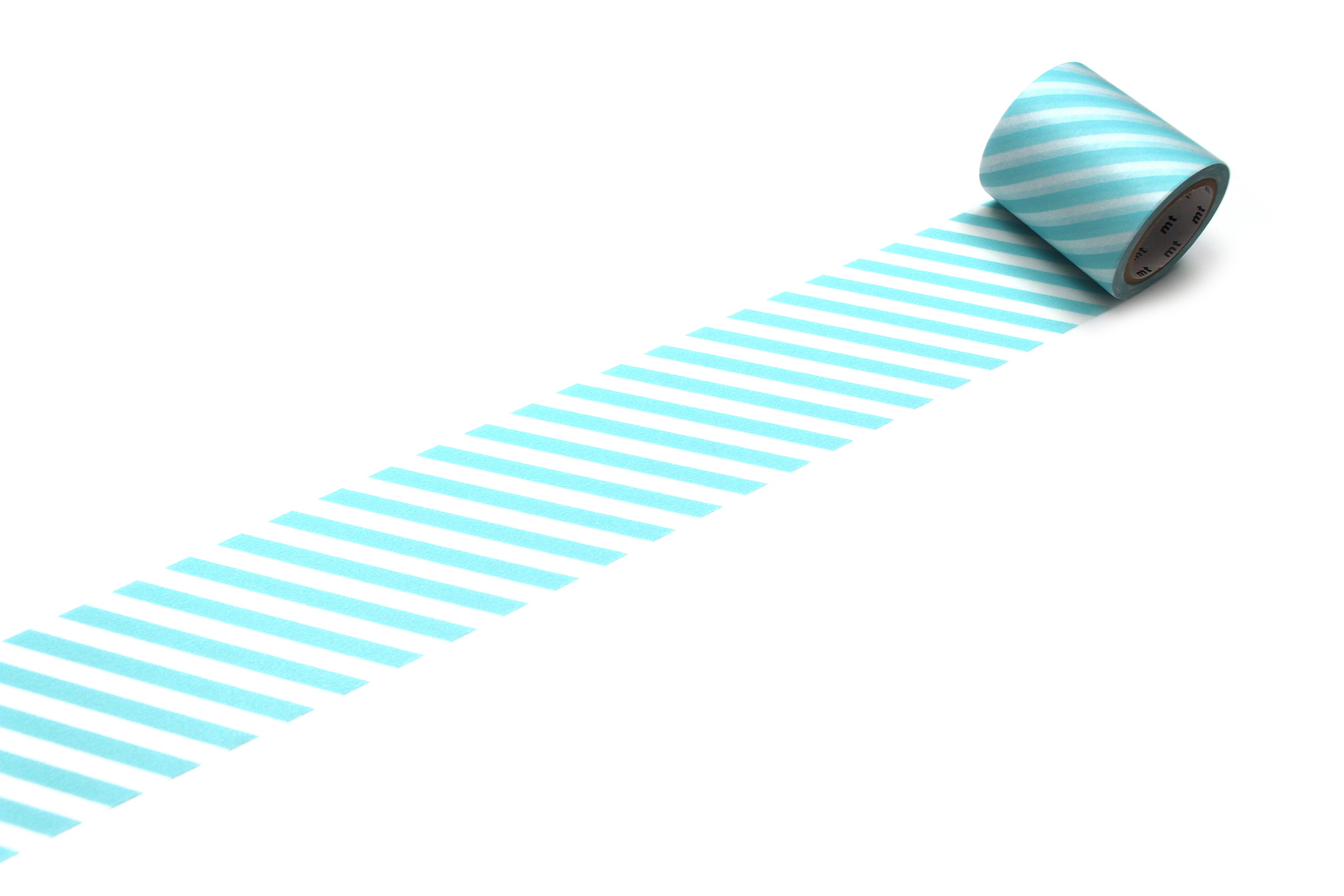 mt Basic - Stripe Mint Blue - 50mm Washi Tape