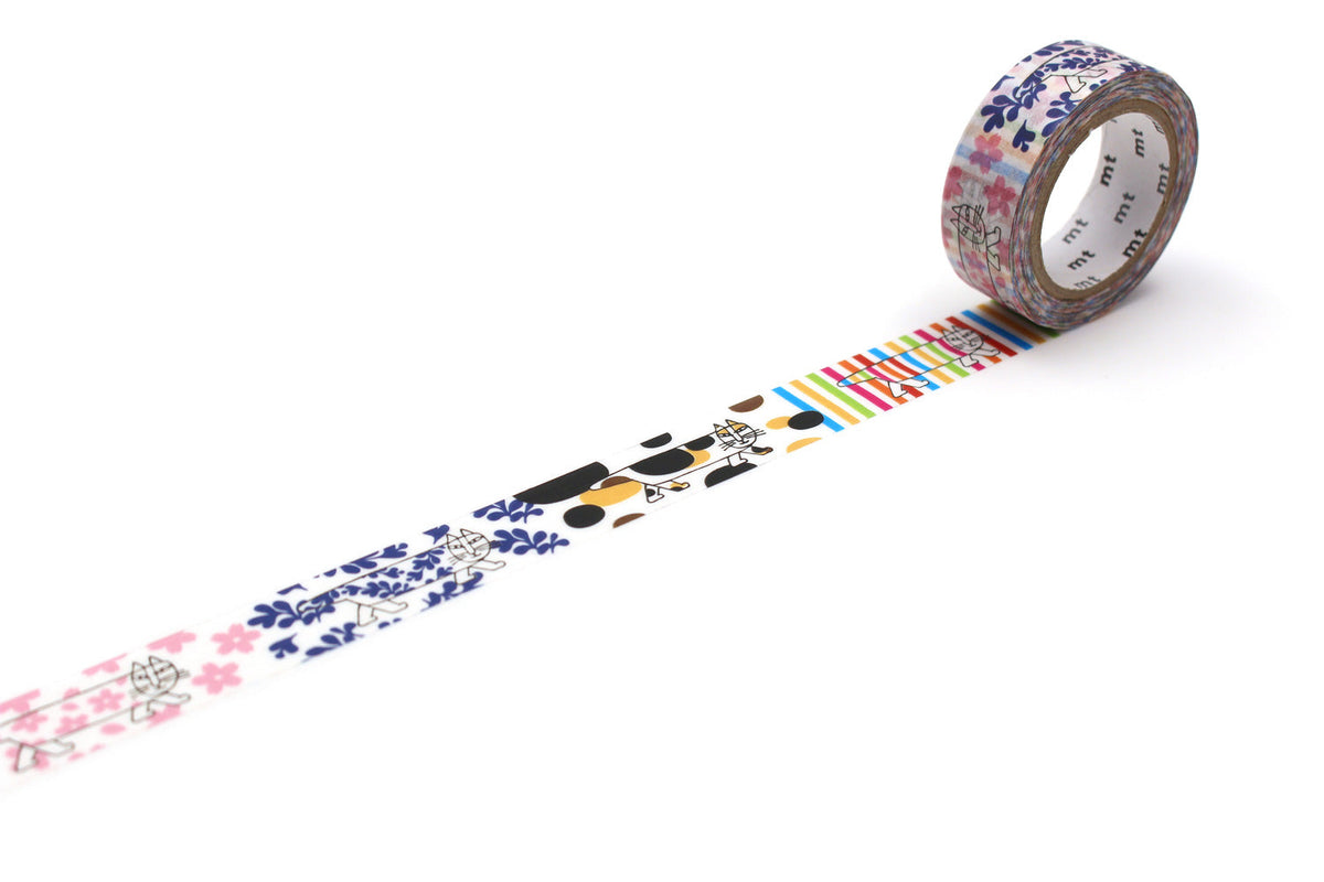 Lisa Larson Mikey Pattern - 15mm Washi Tape - mt Masking Tape