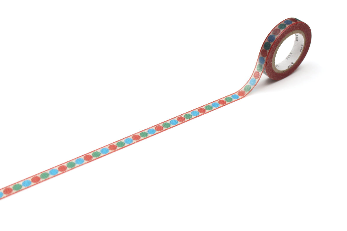 Tyrolean Dot - 7mm Tracing Paper Washi Tape - mt Masking Tape